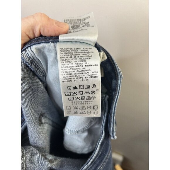 Levis 529 Curvy Bootcut Denim Jeans Women’s Dark Blue Wash Size 10 - Picture 14 of 14